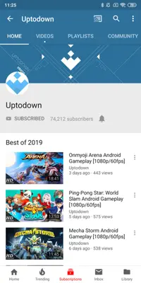 YouTube android App screenshot 9