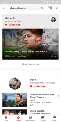 YouTube android App screenshot 16