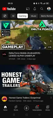 YouTube android App screenshot 6